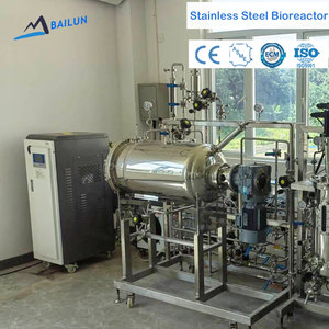 ถังปฏิกรณ์ชีวภาพแบบไร้อากาศ ขนาด 30 ลิตร ทำจากสแตนเลสสตีล สำหรับการหมักของเสียทางการเกษตรและการผลิตก๊าซชีวภาพ - Product Image 1