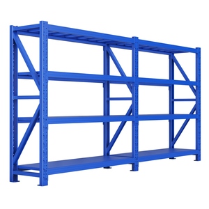 Étagères en acier réglables robustes, capacité de charge de 500 kg par niveau, rayonnage industriel - Product Image 3