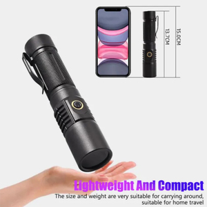 Inspección de escorpión de fluido corporal <span class=keywords><strong>para</strong></span> mascotas, 365nm, 30W, linterna LED de luz negra, peso ligero, luces ultravioleta recargables por USB - Product Image 6