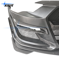 Pare-chocs avant semi-carbone pour Ford Mustang GT500, kit de carrosserie de remplacement pour pare-chocs avant de voiture