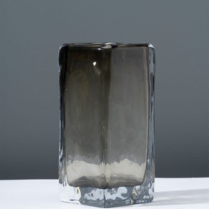 Jarrón de Vidrio Artístico Soplado a Mano, Decoración Moderna de Lujo para el Hogar, Centros de Mesa, Jarrones de Vidrio Grueso, Pesado y de Color Sólido de Alta Gama - Product Image 3