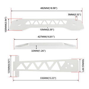 Barra de Refuerzo del Subchasis del Brazo de Control Inferior Trasero, Barra de Unión de Aluminio Billet CNC, Compatible con Honda Civic FD FB 1.8L 2.0L 2006-2011 CR028+30+20 - Product Image 6