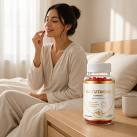 Gummies de Glutathion Collagène Hydrolysé 500mg Glutathion Réduit Formule Anti-Âge Soutien Immunitaire Adulte 60 Gummies OEM Privé