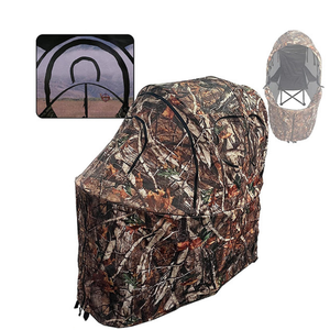 Tenda per sedia a terra Pop-Up per 1 persona sedia da caccia portatile durevole a 270 gradi - Product Image 5