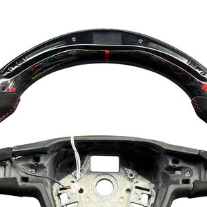 Volant LED alcantara en Fiber de carbone forgé Offre Spéciale pour Siat <span class=keywords><strong>Cupra</strong></span> 2015 Seat <span class=keywords><strong>Leon</strong></span> Volant - Product Image 5