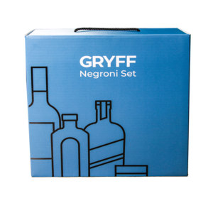 Caja de vino rígida roja de lujo personalizada al por mayor con asa de cinta y lámina dorada para juegos de regalo de Navidad - Product Image 2