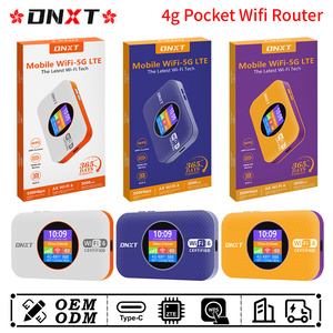 Router Móvil DNXT 4G LTE WiFi6, Router Móvil WPS con Batería de 3000 mAh, Router Móvil con Modo AP para Todas las Redes, WiFi de Bolsillo para Viajes - Product Image 1