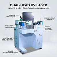 Machine de marquage laser UV 3W 5W 7W 10W 15W pour verre, plastique, PCB, graveur laser ultraviolet Raycus JPT, équipement d'impression