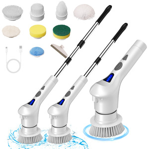 Cepillo de Limpieza Eléctrico de 3 Velocidades, Impermeable, Recargable, Multifuncional, para Baño y Cocina - Product Image 3