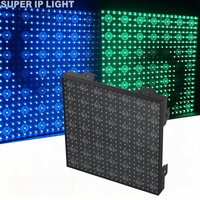 Matrice lumineuse dorée 7x7, 441 LED RGB + 49 LED dorées, contrôle DMX512 par pixel pour scène DJ