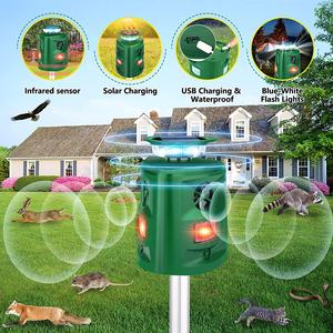 Chingyoo Offre Spéciale extérieur à énergie solaire répulsif pour animaux à ultrasons souris oiseau <span class=keywords><strong>singe</strong></span> chien répulsif chat répulsif - Product Image 3