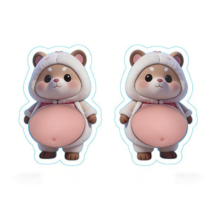 Juguetes Anticolisión para Puerta de Refrigerador y Coche <span class=keywords><strong>con</strong></span> Diseño de Conejo de Gran Volumen, Súper Suaves, Novedad al por Mayor - Product Image 2