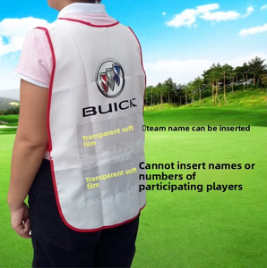 Gilet de compétition pour caddie de golf en tissu maillé respirant, modèle <span class=keywords><strong>3121</strong></span>, personnalisation possible - Product Image 5