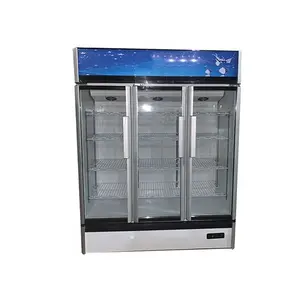 LC-1093 수직 냉장된 진열장 냉각기 강직한 전시 상업적인 음료 냉각기 냉장고