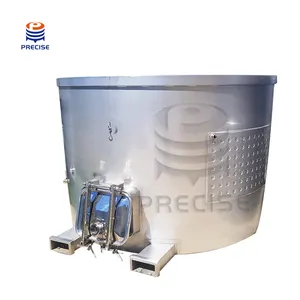 Good price Stainless Steel Open top wine fermentation tanks with movable forklift
