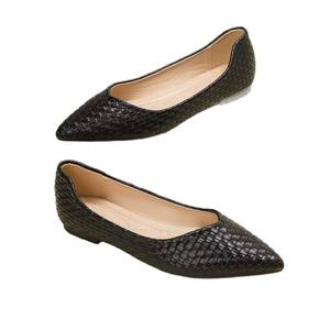 2025 ilkbahar sonbahar yeni stil tek katmanlı kadın sivri burun düz fransız peri meme ayakkabı günlük iş ayakkabısı - Product Image 5