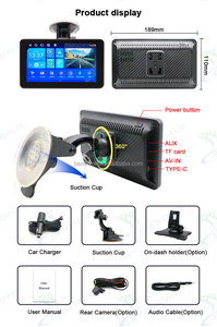 7-дюймовый сенсорный экран с четырехъядерным процессором, поддержкой CarPlay и Android Auto, 2+<span class=keywords><strong>32</strong></span> ГБ памяти, встроенным <span class=keywords><strong>GPS</strong></span>, аккумулятором 1500 мАч, задней камерой 1080P - Product Image 3