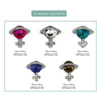 Breloques pour ongles Scintillantes Planètes en Alliage Strass Ciel Étoilé Multicolore Décorations Nail Art Vente en Gros