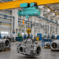 Palans électriques à câble certifiés CE ACME 5 tonnes 220V 380V avec télécommande pour la fabrication de structures en acier en usine