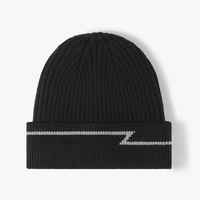 Haute qualité en gros hiver doublé polaire crâne Beanie épais chaud bonnet tricoté pour les femmes motif de Camouflage personnalisé
