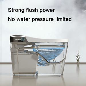 सैनिटरी वेयर ग्रे सिरेमिक बुद्धिमान शौचालय बाथरूम स्वचालित wc धूमकेतु होटल बाथरूम के लिए स्मार्ट शौचालय - Product Image 6