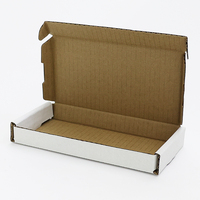 Customized Recycled Matte Black Printing Corrugated Cardboard Carton Mailer Shipping Mail Box
