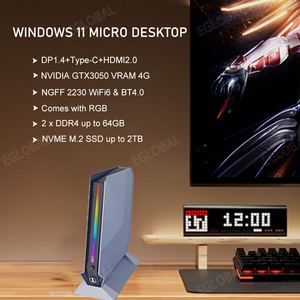 2024 Eglobal-MINI PC para juegos de 12. ª generación Core I9 12900H con RTX3050 8G Barebone Wifi, mini ordenador de escritorio, - Product Image 1