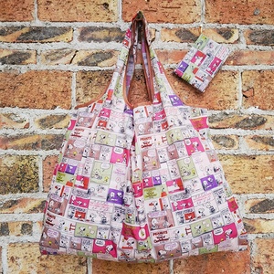 Borsa della spesa da supermercato con disegni animati, ecologica, pieghevole, portatile, grande capacità, in PLA, per regali, all'ingrosso - Product Image 6