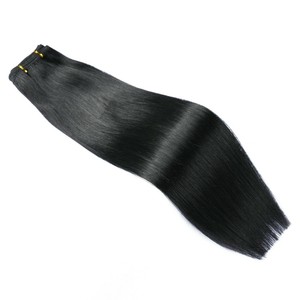 8 "-24" giá rẻ thô 100% tự nhiên bó tóc con người Brazil Remy tay thẳng con người gắn sợi ngang tóc mở rộng tóc tốt nhất các nhà cung cấp - Product Image 1