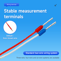 Sensor de Temperatura de Platino PT100 Seleccionable para Laboratorio Industrial, Transmisor RTD para Mediciones de Temperatura