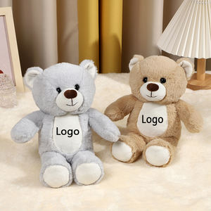 Ourson en peluche ventre blanc avec logo personnalisable peluche avec logo de sublimation <span class=keywords><strong>poupée</strong></span> ours en peluche personnalisée pour enfants cadeau décoration de la maison - Product Image 2