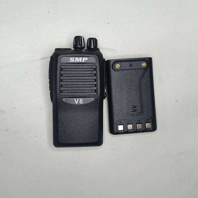 Digital Walkie Talkie V8 Mounted Repeater Wireless Communication VHF UHF Analog Portable Two Way Radio for Motorola SMP V8