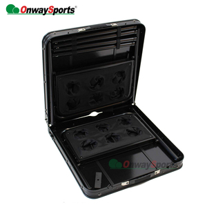 Estojo portátil dobrável de alumínio para estúdio, estojo e bolsa para maquiagem - Product Image 2