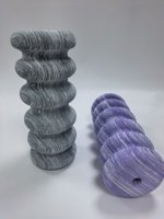 Rouleau en mousse EVA haute densité pour yoga, massage des tissus profonds, points de pression, récupération musculaire pour Pilates, gym et entraînement à domicile