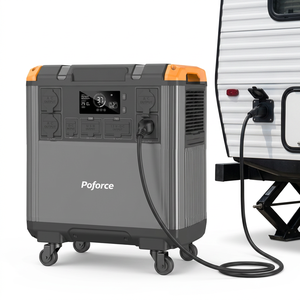 批发3000W便携式充电站5376Wh磷酸铁锂太阳能发电机英国230V 1200W MPPT UKCA GPSR 房车断电保护 - Product Image 1