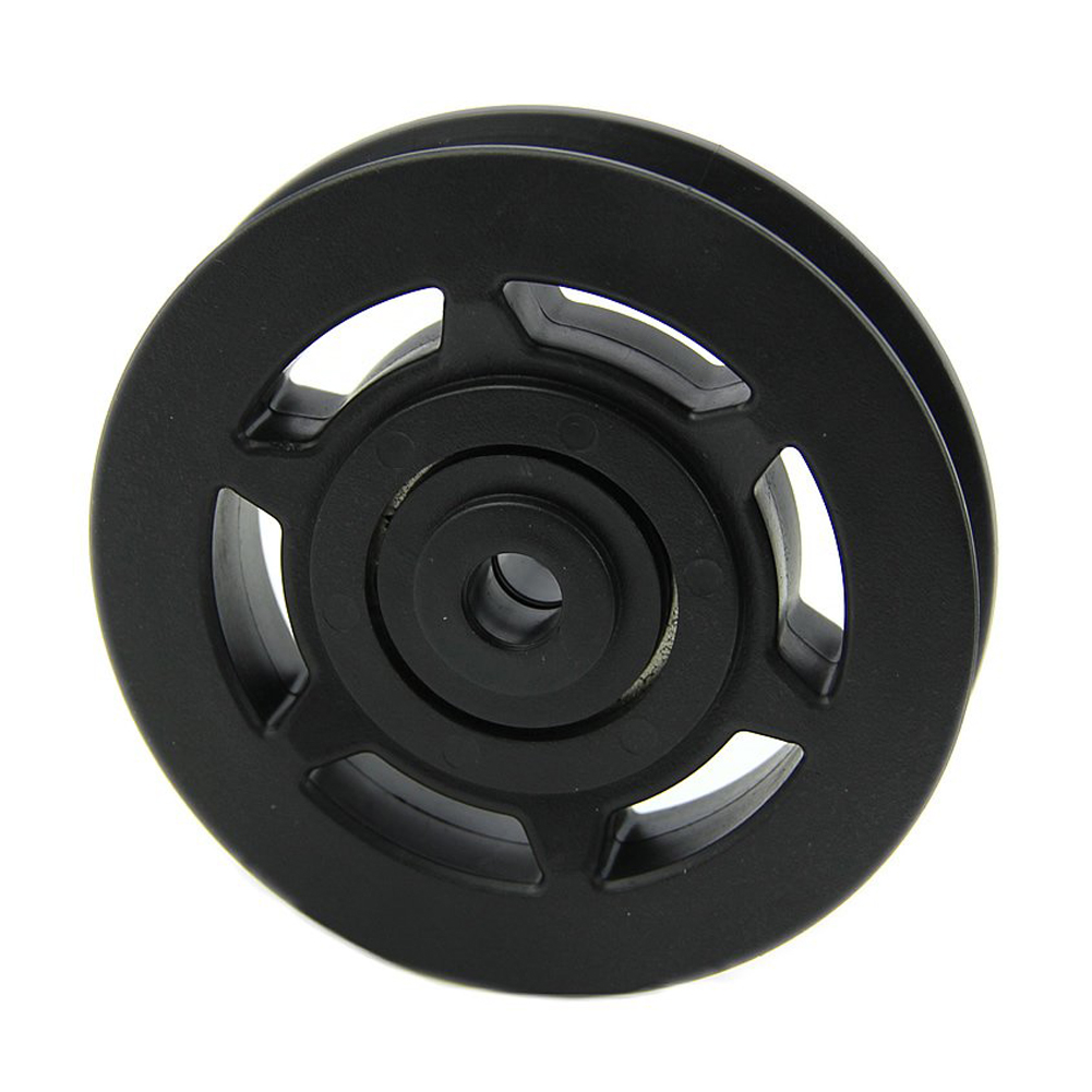 10X оптовая продажа, 95 мм, черный роликовый кабель с подшипником, оборудование для тренажерного зала, водонепроницаемая