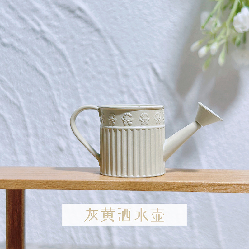 C-gray yellow watering pot-452017mm