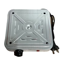Plaque chauffante électrique portable à brûleur unique 1000W pour usage domestique