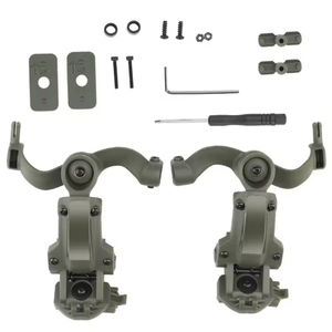 Équipement de protection Casque Rail Tactique Casque Support Kit Multi-angle Rotation Casque Adaptateur - Product Image 4
