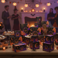Boîte alimentaire de boulangerie pour retail Boîte d'emballage robuste à rabat avec couvercle à insertion et fond plat