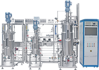 Bioréacteur bactérien fermenteur avec émulsifiant Harga Agitator Système de bioréacteur multi parallèle