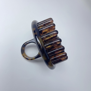 ที่คาดผมอะซิเตทลายหินอ่อนสีใหม่  อุปกรณ์จัดแต่งทรงผม หวีลม หวีนวด แปรงหวีผม เครื่องประดับผม - Product Image 6