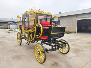 Charrette royale électrique de luxe à quatre roues/charrette royale électrique sans chevaux - Product Image 4