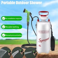 Douche de voyage douche Mobile extérieure pulvérisateur multifonctionnel robinet de bain pour plage dortoir hôtel maison voiture hôpital Camping