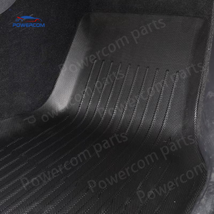 <span class=keywords><strong>Tapis</strong></span> de sol de <span class=keywords><strong>voiture</strong></span> complets en TPE 3D imperméables, antidérapants et résistants aux rayures, noirs, 9 pièces, directement de l'usine, pour l'intérieur de Tesla Model Y - Product Image 3