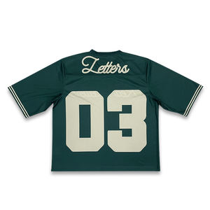 เสื้อเจอร์ซีย์ทีมฟุตบอลย้อนยุคโอเวอร์ไซซ์เสื้อฟุตบอลอเมริกัน - Product Image 3