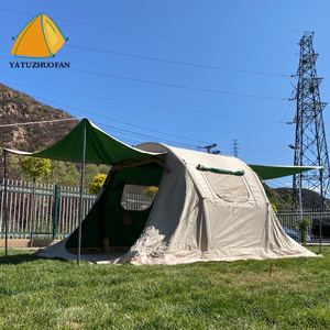 <span class=keywords><strong>Toldo</strong></span> de casa inflable impermeable para exteriores, <span class=keywords><strong>toldo</strong></span> de aire para 4 personas, pequeño, 12 metros cuadrados, marco de tubo hermético grande, tienda de túnel para acampar - Product Image 1