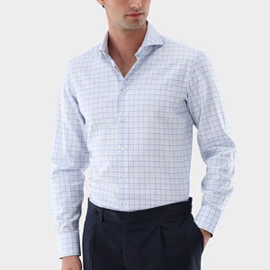 OEM Plaid in cotone 100% <span class=keywords><strong>a</strong></span> maniche lunghe camicie da <span class=keywords><strong>uomo</strong></span> per lavoro direttamente in fabbrica - Product Image 1