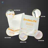 Sachet en aluminium imprimé en gravure, transparent d'un côté, résistant à l'humidité, avec impression personnalisée, pour emballage d'aliments pour animaux de compagnie