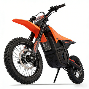 Moto électrique pour enfants 72V 4500W, vitesse maximale 100-125 km/h, avec frein à disque, batterie au lithium, mini moto orange pour garçons - Product Image 3